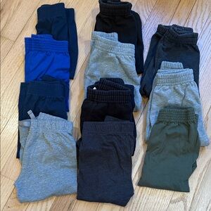 Lot of Garanimals Kids Sweatpants & Joggers - Blue, Black, Gray, Green bundle 11